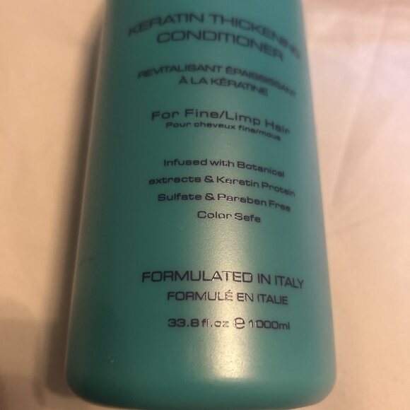 Bio Keratin Thickening Conditioner for Fine & Limp Hair 33.8 oz New Color Safe - Picture 5 of 9